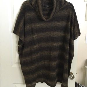 Sarah Pacini Brown Striped Tunic